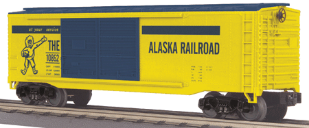 RailKing Steel Ore Car w/Load - 3-Rail - Ready to Run -- Denver & Rio Grande Western #5038 (orange, black, Main Line Logo)