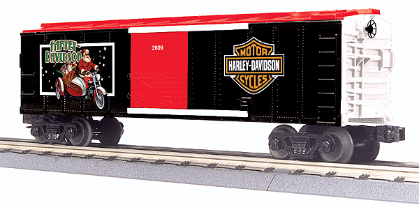 RailKing Boxcar -- Harley-Davidson