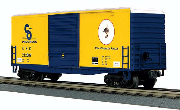RailKing 40' High Cube Boxcar -- Chesapeake & Ohio