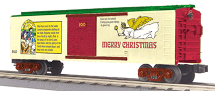 RailKing Boxcar -- Merry Christmas