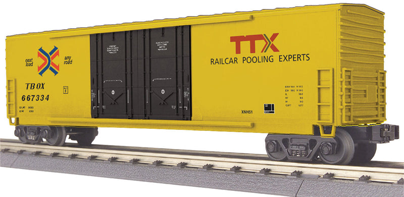 50' DD Plug Boxcar TTX
