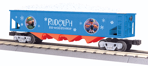 RailKing 4-Bay Hopper -- Rudolph