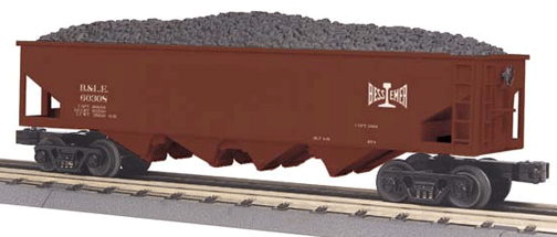 RailKing 4-Bay Hopper -- Bessemer & Lake Erie