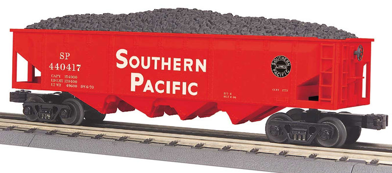 4-Bay Hopper - 3-Rail Ready to Run - RailKing -- Southern Pacific