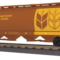 Canadian Cylindrical Covered Hopper - 3-Rail - Ready To Run -- Canadian Wheat