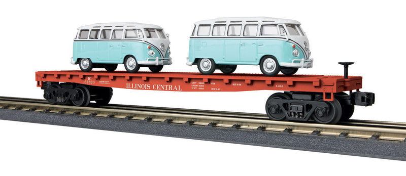 Flatcar w/2 VW Bus IC
