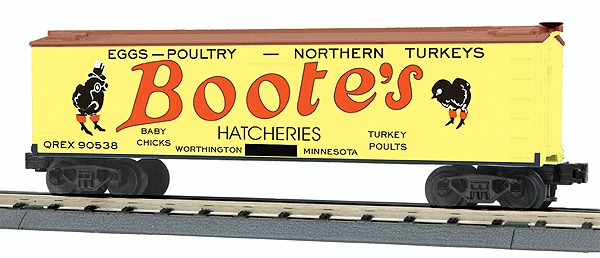 RailKing Reefer -- Boote's Hatcheries