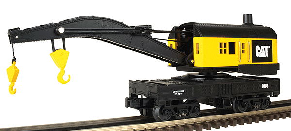 RailKing Crane Car -- Caterpillar