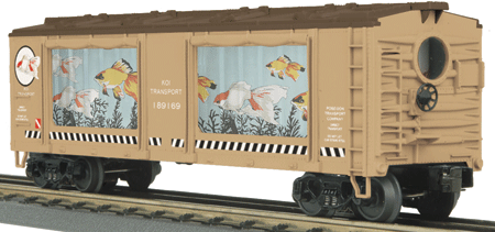 RailKing Operating Aquarium Car -- Koi Transport