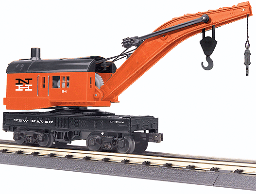 RailKing Crane Car -- New Haven