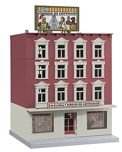 RailKing Railtown 4-Story Building -- Melissa's House Of Costumes