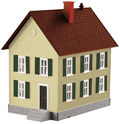 Row House #1 -- White & Blue