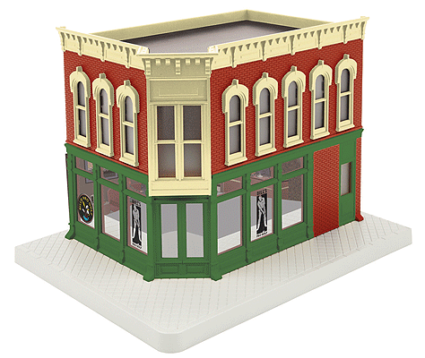 Bill's Golf Pro Store Corner Building w/Blinking Sign