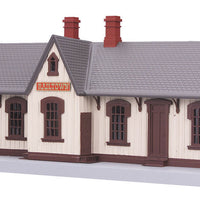 Railtown Country Passenger Station - RailKing -- Assembled 18-5/8 x 7-3/8 x 6-5/8"  47.9 x 18.7 x 16.8cm