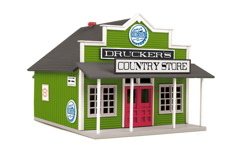 Country Store - RailKing(R) -- Drucker's - Assembled - 8-7/8 x 5-1/8 x 5-1/2" 22.5 x 13 x 14cm