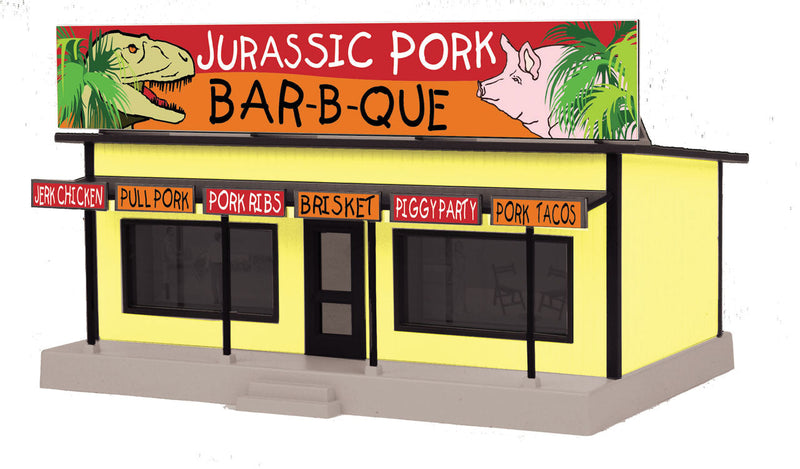 Jurassic Pork Bar-B-Que Roadside Stand -- Assembled