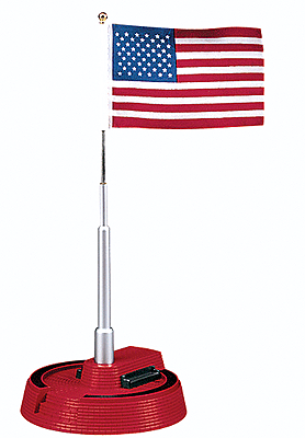 RailKing Accessories -- American Flag Pole/Flag