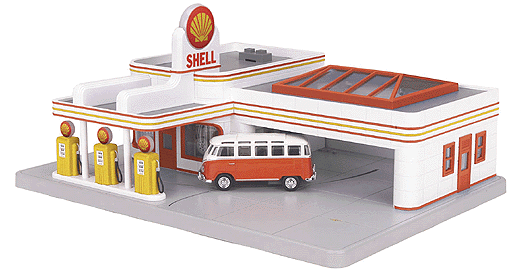 RailKing Operating Shell Gas Station