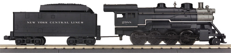 2-8-0 w/Proto-Sound 3.0 - 3-Rail - Rugged Rails -- New York Central #2988 (black, graphite)