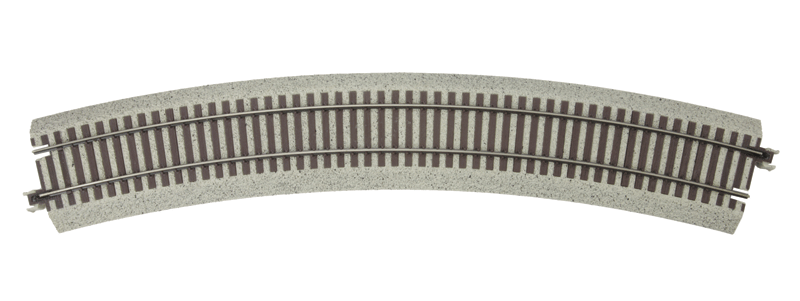 30" Radius Curve Track 30 Degree Full Section - S-Trax -- pkg(6)