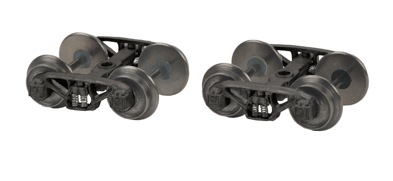 AAR Type Y Trucks -- Scale Wheels - 1 Pair