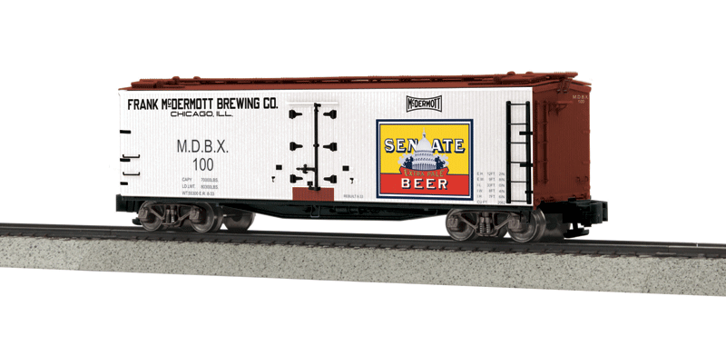40' Wood Reefer - Ready to Run -- Senate Beer #100
