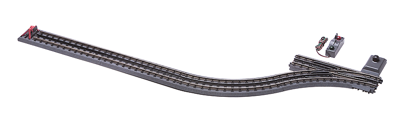 Real Trax Snap Together Track -- Left Hand Track Siding Layout Builder-1