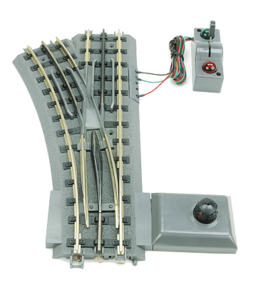 Real Trax Snap Together Track -- O-42 Left Hand Switch-1