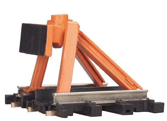 Scale Trax 3-Rail Nickel Silver Track -- Bumper-1