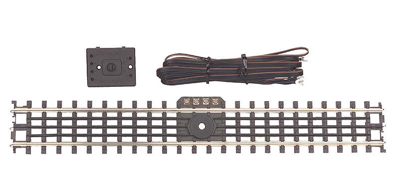 Scale Trax 3-Rail Nickel Silver Track -- 15" Uncoupling Section-1
