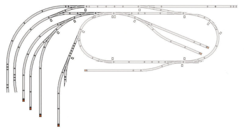 ScaleTrax Layout Pkg #2 (Drop Ship) -- 4 x 8 Roosevelt Junction Phase 2