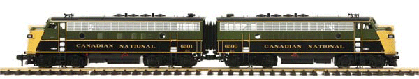RailKing One Gauge Diesel EMD F7 AA Set, Powered w/Proto-Sound 2.0 -- Canadian National