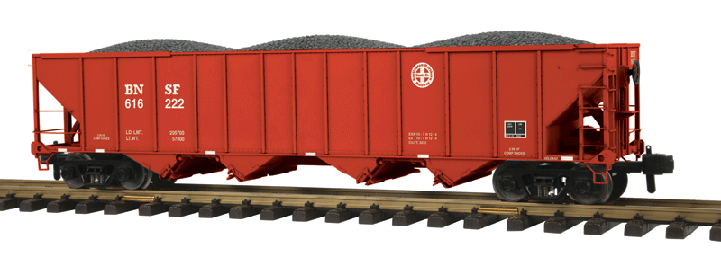 4-Bay Hopper w/Load - Ready to Run - RailKing One Gauge