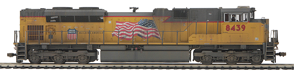 Signature Series EMD SD70ACe w/Proto-Sound 3.0 -- Union Pacific #8439 (weathered: yellow, gray, red)