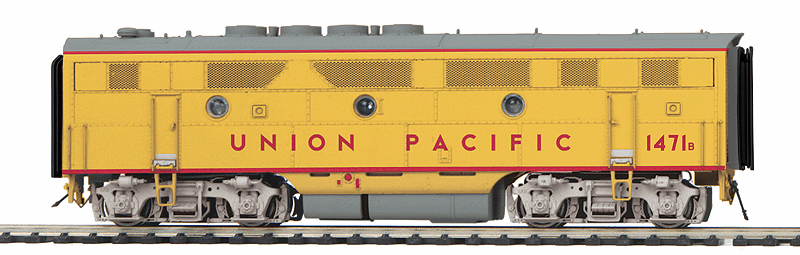 EMD F3B Marklin 3-Rail w/Proto-Sound 3E+ & DCC -- Union Pacific #1471B (Armour Yellow, gray)