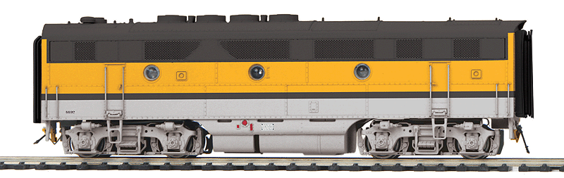 EMD F3B w/Proto-Sound 3.0 & DCC -- Denver & Rio Grande Western #5532 (Aspen Gold, silver, black, Single Stripe)