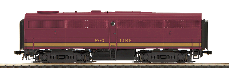 Alco FB1 w/Proto-Sound 3.0 & DCC -- Soo Line #2222B (maroon, gold)