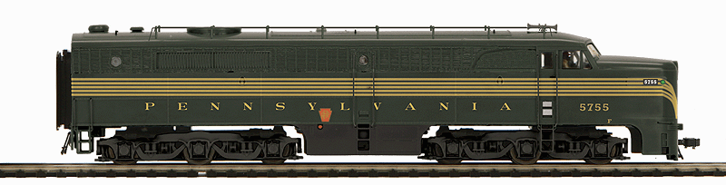 Alco PA1 Marklin 3-Rail w/Proto-Sound 3E+ & DCC -- Pennsylvania Railroad #5755 (5-Stripe, Brunswick Green, gold)