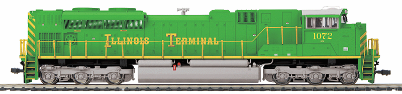EMD SD70ACe w/Proto-Sound 3E+ & DCC -- Norfolk Southern #1072 (Illinois Terminal Heritage Scheme; green, yellow)