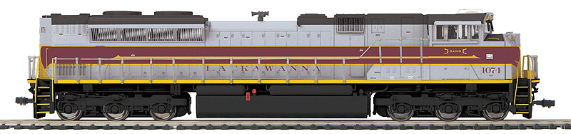 EMD SD70ACe - Standard DC -- Norfolk Southern #1074 (Lackawanna Heritage Scheme, gray, maroon, yellow)