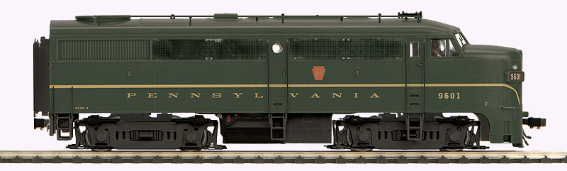 Alco FA1 w/Proto-Sound 3.0 & DCC -- Pennsylvania Railroad #9607 (1-Stripe, Brunswick Green, gold)