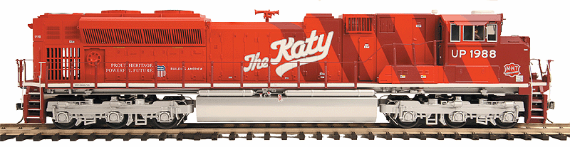 EMD SD70ACe w/Proto-Sound 3.0 & DCC -- Union Pacific #1988 (Missouri-Kansas-Texas Heritage Scheme)