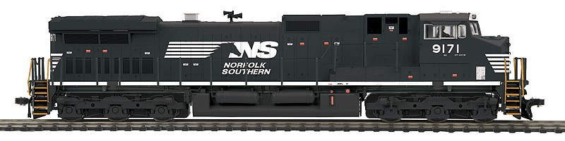 GE Dash 9-44CW - Marklin 3-Rail w/Proto-Sound 3E+ & Digital -- Norfolk Southern #9171 (black, white; Horse Head Logo)