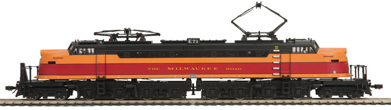 Little Joe Electric - Proto-Sound 3.0 -- Milwaukee Road E71 (orange, maroon, black, Roman Lettering on Side)