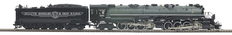 2-8-8-4 Yellowstone w/Elesco Feedwater Heater - ProtoSound 3.0 & DCC -- Duluth, Missabe & Iron Range #225 (gray, black, white)