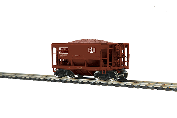 70-Ton Center-Discharge Ore Car - Ready to Run -- Bessemer & Lake Erie 20090