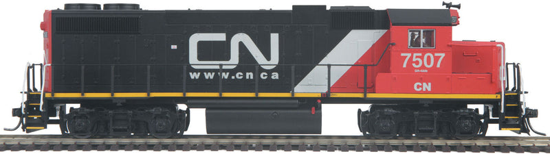 EMD GP38-2 w/Proto-Sound 3.0 & DCC - Ready-2-Rail -- Canadian National #7507 (black, red, white, 2010s Website Noodle Logo)