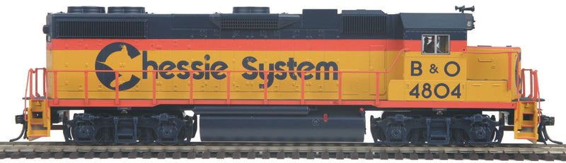 EMD GP38-2- Standard DC - Ready-2-Rail -- Chessie System B&O #4804 (yellow, vermillion, blue)