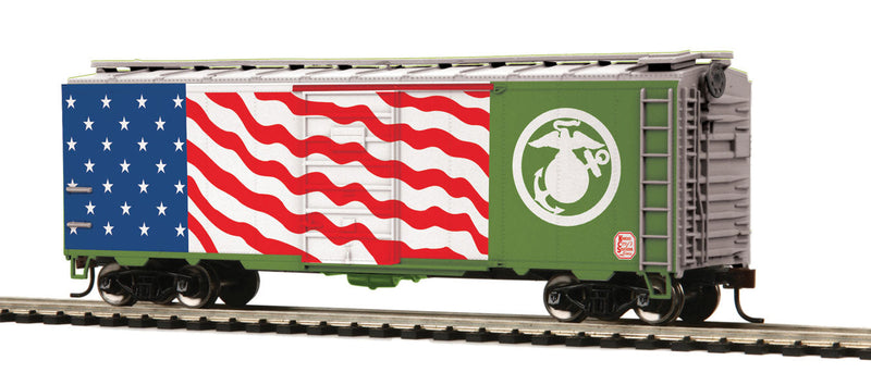40' Boxcar - Ready to Run -- Marines