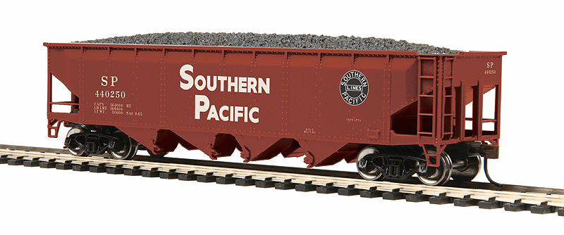 Offset Quad Hopper - Ready to Run -- Southern Pacific #440250 (Boxcar Red, Sans Serif Lettering, Lines Logo)